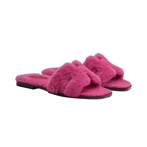 hermes fluffy sandals|hermes sandal price.